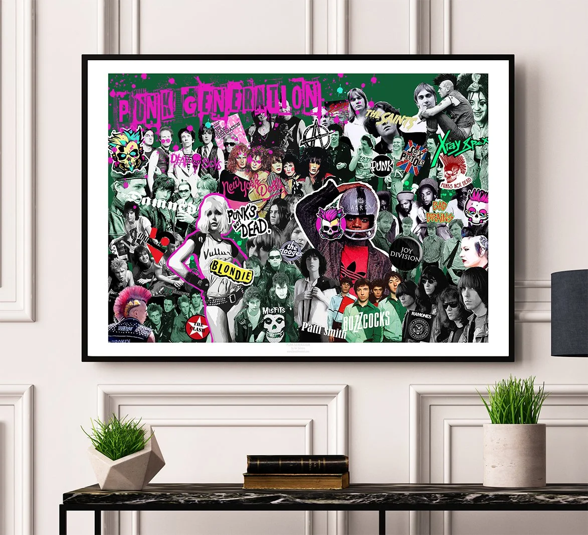 Punk Generation - Limited Edition Print. Punk history wall art